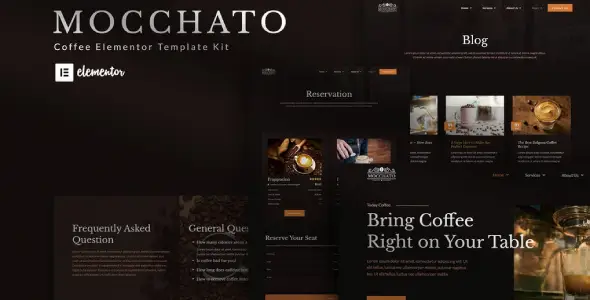 Mocchato – Coffee Shop Elementor Template Kit